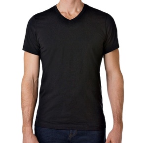 Camiseta Moderna Informal de Manga Corta con Cuello en V para Hombre, Transpirable, Ajustada, Ligera, Elegante, para Uso Diario, Camiseta de Verano con Cuello en V - Product Image 6