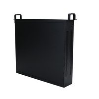 Boîtier de châssis d'amplificateur 2U en acier galvanisé/alliage d'aluminium, profilé, pour montage en rack, avec poignée de ventilation et verrouillage, en tôle, sur mesure