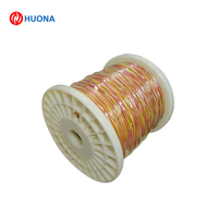 Cable de Extensión para Termopar Tipo K AWG 28 con Aislamiento de PTFE, Cable Trenzado para Termopar Rojo y Amarillo