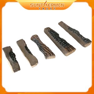 5 piezas usadas <span class=keywords><strong>para</strong></span> <span class=keywords><strong>chimenea</strong></span> de Gas interior Registro de madera Artificial <span class=keywords><strong>para</strong></span> la venta - Product Image 3