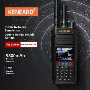 Toàn Quốc ngoài trời 5000 km 10 km Dual-mode thông tin liên lạc cáp với 4 gam công cộng Card mạng intercom PoC Walkie Talkie - Product Image 2