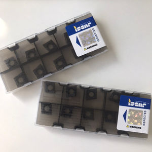 Insertos de Carburo Cuadrados para CNC CCMT 09T304-SM IC907 Iscars, Carburo de Tungsteno Personalizable OEM, Cuchilla de 25 mm HRC45 para Torno CNC - Product Image 5