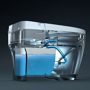 Toilette domestique en céramique grand diamètre silencieux économie d'eau Super Vortex <span class=keywords><strong>Siphon</strong></span> siège chauffage télécommande petite taille - Product Image 3