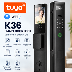 Cerradura Inteligente WiFi K36 Tuya con Reconocimiento Facial, Huella Dactilar y de Palma de la Mano, Cerradura Digital con Acceso Remoto para Hotel y Apartamento - Product Image 2