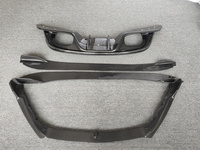 Kit de carrosserie diffuseur arrière de jupe latérale de lèvre avant en fibre de carbone véritable de haute qualité pour kit de carrosserie Jaguar F-type 2013-2019
