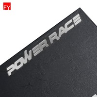 Étiquette de transfert de logo personnalisée, autocollant UV en métal 3D, étiquette de logo personnalisée en nickel d'usine, argent doré auto-adhésif