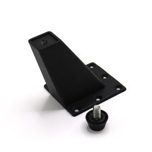 Furniture <b>Leg</b> 8cm Angled Aluminum Alloy Heavy Duty Modern Style <b>Sofa</b> Cabinet Support White Black - Product Image 3