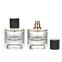 Flacon de parfum personnalisé de conception nouvelle, 50 ml, 100 ml, flacon de parfum en verre transparent rose de luxe avec boîte d'emballage