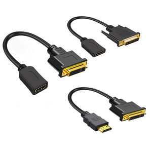 HDTV zu DVI Adapter Bidirektion ales 1080P DVI zu HDTV 24 5 HD-Kabel für PS4/<span class=keywords><strong>3</strong></span> Computer Monitor Fernsehen 30cm - Product Image 1