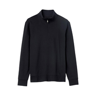 Sweat-shirt à col roulé pour homme, pull à fermeture éclair, veste d'hiver, tricot uni, impression numérique, respirant, coupe-vent