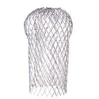Protection de gouttière en maille extensible en aluminium de haute qualité, résistante à la corrosion, avec filtre anti-feuilles et tamis de descente.