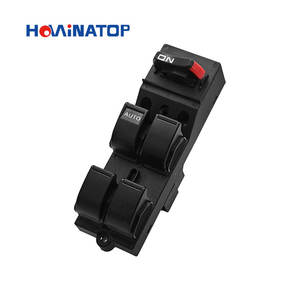 HOWINATOP 83593-S04-9500 pour Honda <span class=keywords><strong>Civic</strong></span> CX EX HX LX Si 4 portes 1996-2000 Commutateur de commande de vitre avant gauche côté conducteur 83593S049500 - Product Image 1