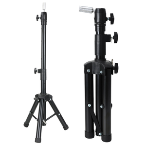 Soporte de trípode de maniquí ajustable para peluquería profesional, trípode para cabeza de entrenamiento, soporte de Peluca de Metal, soporte con soporte - Product Image 1