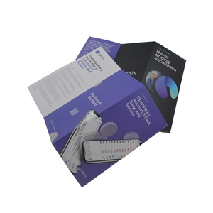 A4A5 Página triple Página <span class=keywords><strong>de</strong></span> una sola página Página en color Carpeta personalizada Impresión <span class=keywords><strong>de</strong></span> tarjetas <span class=keywords><strong>de</strong></span> <span class=keywords><strong>cupones</strong></span> <span class=keywords><strong>de</strong></span> boletos - Product Image 4