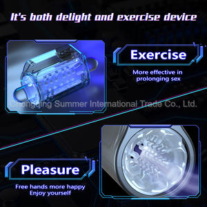 Otomatik elektrikli <span class=keywords><strong>Penis</strong></span> eğitmen erkek mastürbasyon cihazı ile çok hızlı titreşim sessiz çalışma erkekler için kompakt boyutu bakım - Product Image 4