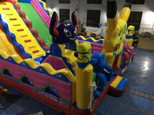 <span class=keywords><strong>Parc</strong></span> d'attractions gonflable robuste QIQU, 39,3 pieds, thème anime 3D, capacité 30 enfants, PVC Sijia pour centres intérieurs et extérieurs, audit CE - Product Image 2