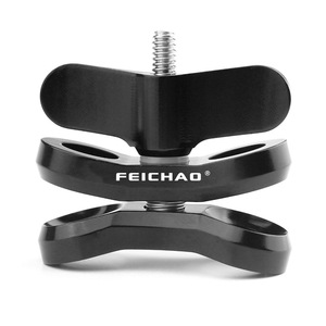 Feichao 1 Inch Ball Head <b>Clamp</b> For Action Camera Aluminum Alloy <b>Quick</b> Release Mount - Product Image 1