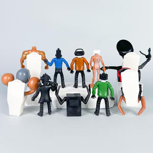 Produit dérivé de la série de vidéos humoristiques Tide Play : Modèle d'animation fait main, <span class=keywords><strong>Pendule</strong></span> Toilet Man contre Monitor Audio Man - Product Image 3