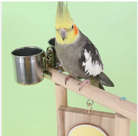 Support d'activités pour perroquet en bois de poivre du Sichuan, structure d'escalade pour oiseaux, balançoire, échelle, jouet à mâcher, divertissement autonome, anti-ennui, fournitures pour oiseaux