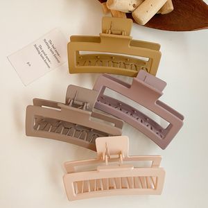 กิ๊บหนีบผมทรงสี่เหลี่ยมขนาดใหญ่ 13 ซม. สไตล์ยุโรป สีเข้มด้าน 5 นิ้ว สำหรับผู้หญิงและเด็กผู้หญิงผมยาวและหนา - Product Image 5