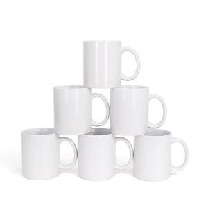 Mug à café en céramique 11 oz, poignée multicolore, design par sublimation, sans BPA, résistant à la chaleur, anti-fuite, écologique - Product Image 2