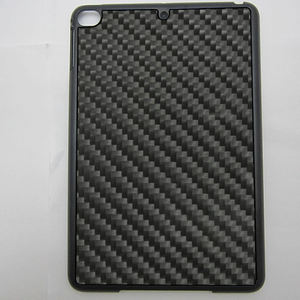 Étui de téléphone en matériau de carbone mat populaire avec housse de protection de téléphone portable rainurée pour <span class=keywords><strong>iPad</strong></span> pro10.5 pouces étui en fibre de carbone pc - Product Image 4