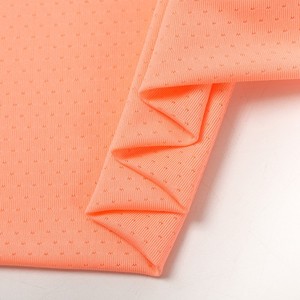 Tissu en maille papillon en soie de glace Cool Jacquard trou tissu Polyester ammoniac respirant maille vêtements de protection solaire - Product Image 4
