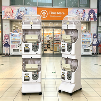 Distributeur automatique de capsules OEM ODM, vente en gros, machine à capsules Tomy à 3 niveaux avec vitrine