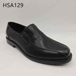 CXT，易穿易脱行政工作男士正装鞋天然牛皮平头款式商务鞋HSA129 - Product Image 2