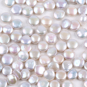 ลูกปัดมุกน้ำจืดทรงบาร็อคธรรมชาติ ขนาด 11*11 มม. สีขาว รูปใบโคลเวอร์สี่แฉก สำหรับงาน DIY เครื่องประดับทำมือ จูจี้ - Product Image 2