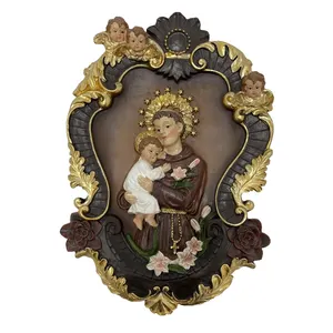 Wholesale Religious Statues Catholic Gifts Resin Wall-hanging Carvings Of Sacred Images Of Jesus Christian Items Statues