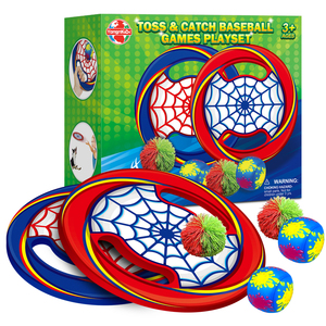 Grand jeu de lancer interactif pour enfants intérieur/extérieur haut de gamme avec logo personnalisé Jouet <span class=keywords><strong>balle</strong></span> collante en EVA pour raquette - Product Image 1