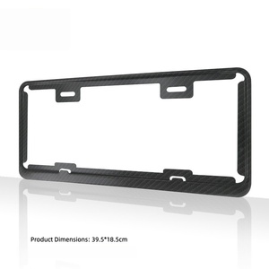 Car License Plate <b>Frame</b> Factory Direct New Arrival Thickened Stainless Steel License Plate <b>Frame</b> for Taiwan Models - Product Image 6