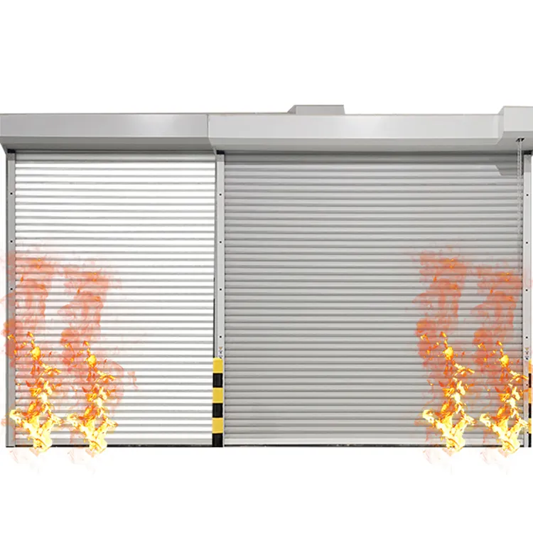 Avustralya standart alüminyum sarma panjur itfaiye kamyonu rulo kapı yanmaz haddeleme kapı
