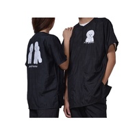 Nouvelle conception, tablier de toilettage pour animaux de compagnie, mignon, noir, taille personnalisée, uniforme pour chien