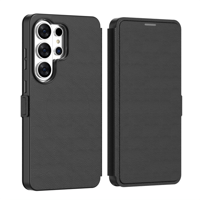Luxury Card Slot Wallet PU Case Magnetic Leather Flip Phone Case for Samsung S26 Ultra Protect Back Cover