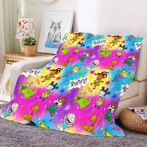 Wholesale High Quality Cartoon <b>Blanket</b> Soft Warm Fleece Flannel <b>Throws</b> Sofa Couch Dormitory Nap <b>Blankets</b> Gifts for Kids - Product Image 3