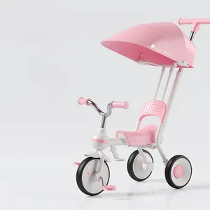 Großhandel Kinderwagen Dreirad Metall Kinder 3 Rad Günstige Baby Dreirad Triciclo Kick Baby Roller