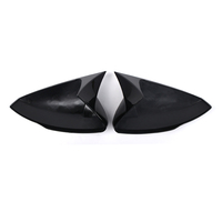 Tapas Cubiertas de Espejo Retrovisor para VW Polo MK6 2018-2022 Negro Brillante 2G0857537 2G0857538