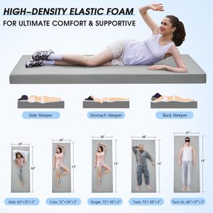 <span class=keywords><strong>Materasso</strong></span> da Campeggio Portatile Economico in Memory Foam, <span class=keywords><strong>Materasso</strong></span> <span class=keywords><strong>Viscoelastico</strong></span> da 70mm per Auto, Tenda e Campeggio Pieghevole - Product Image 2