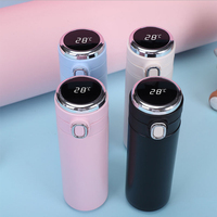 Termo inteligente de acero inoxidable con pantalla led, vaso simple y a la moda, con pantalla de temperatura