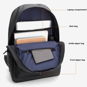 Mochila de PU de Alta Calidad para Computadora, Mochila para Estudiantes de Secundaria, Mochila de Ocio para Hombre, Mochila para Portátil al por Mayor - Product Image 3