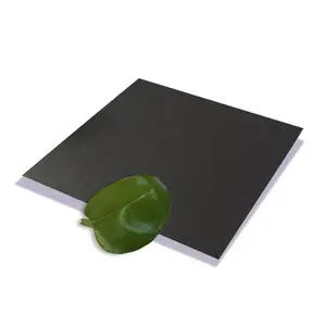 Finely Processed Super Black PVD Titanium Slit Edge Bead Blast Decorative Plate Stainless Steel Sheet