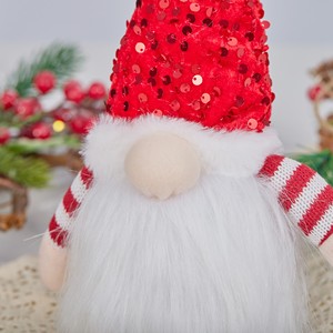 Décorations de Noël, poupée de Noël en peluche, gnome avec lumière LED pour la maison, Noël, Navidad, Nouvel An, cadeaux pour enfants - Product Image 6