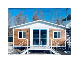 Extensible Two-wing Folding House Three-bedroom Large-space Prefabricated Container House Solar Energy System