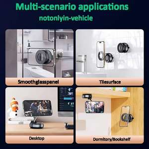 2025 recién llegados dispositivos electrónicos accesorios de teléfono de tendencia soporte de coche de succión magnética y soporte para teléfono móvil - Product Image 6