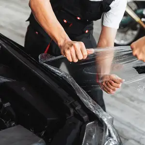Fabricante TPU material claro coche vinilo envoltura pintura protección película TPU alto brillo PPF