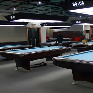 Table de <span class=keywords><strong>billard</strong></span> professionnelle en ardoise de 8 pieds/9 pieds, cadre en bois massif Offre Spéciale avec système de retour à billes, poche en cuir - Product Image 3