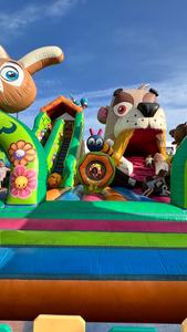 Parque Infantil Inflable para Niños con Conejos, Mapaches, Loros, Abejas y un Oso con <span class=keywords><strong>Pico</strong></span> Móvil - Product Image 5
