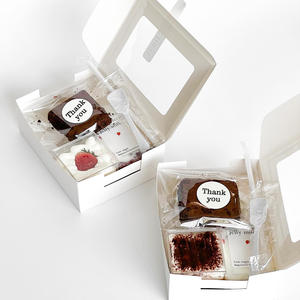 Regalo Mini Packaging Bento Parcel Desgin <span class=keywords><strong>Crazy</strong></span> 10x14 Caja de pastel personalizada 8x8 con rejillas - Product Image 5